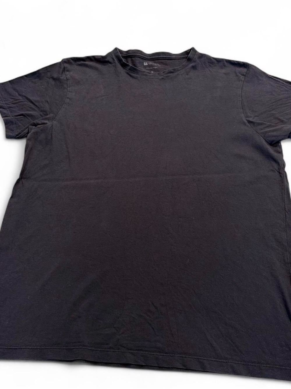 FOXTON Men's Black Short Sleeve Crew Tee Sz M gently pre owned